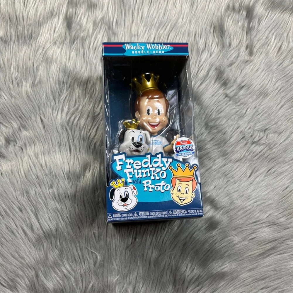 Funko Fun on the Run Freddy Funko with Proto Dog Wacky Wobbler